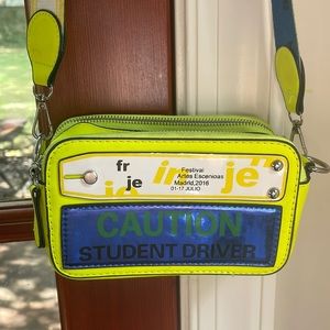 Neon adjustable strap bag